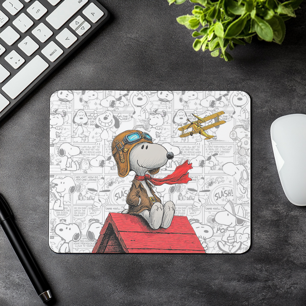 Mousepad Alfombrilla Snoopy Piloto