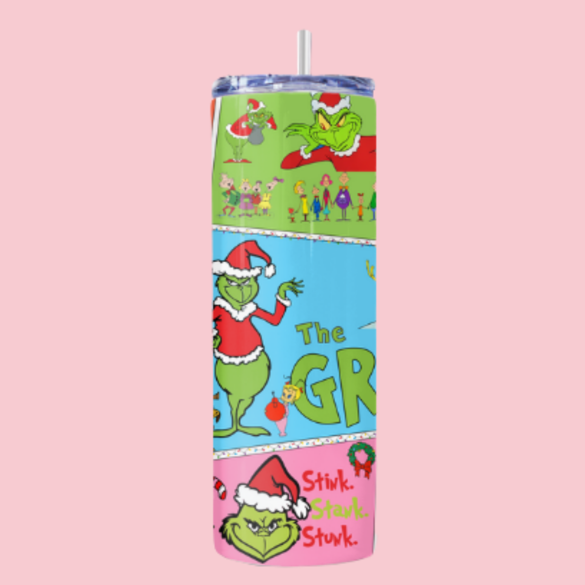 Termo Skinny El Grinch