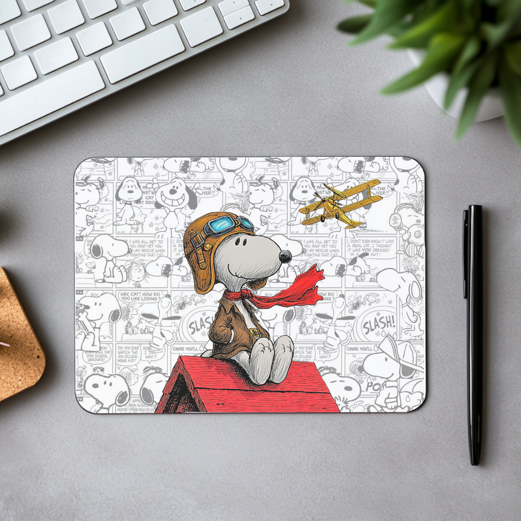 Mousepad Alfombrilla Snoopy Piloto