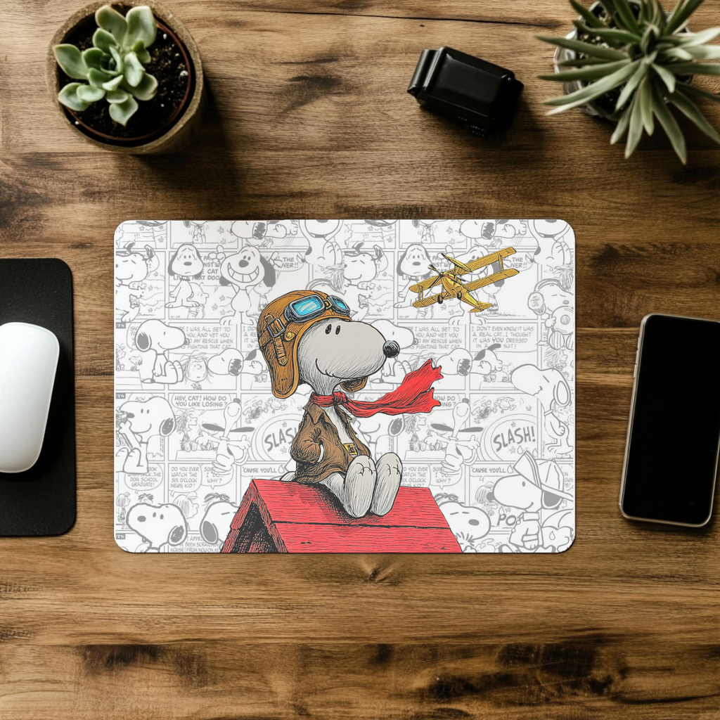 Mousepad Alfombrilla Snoopy Piloto