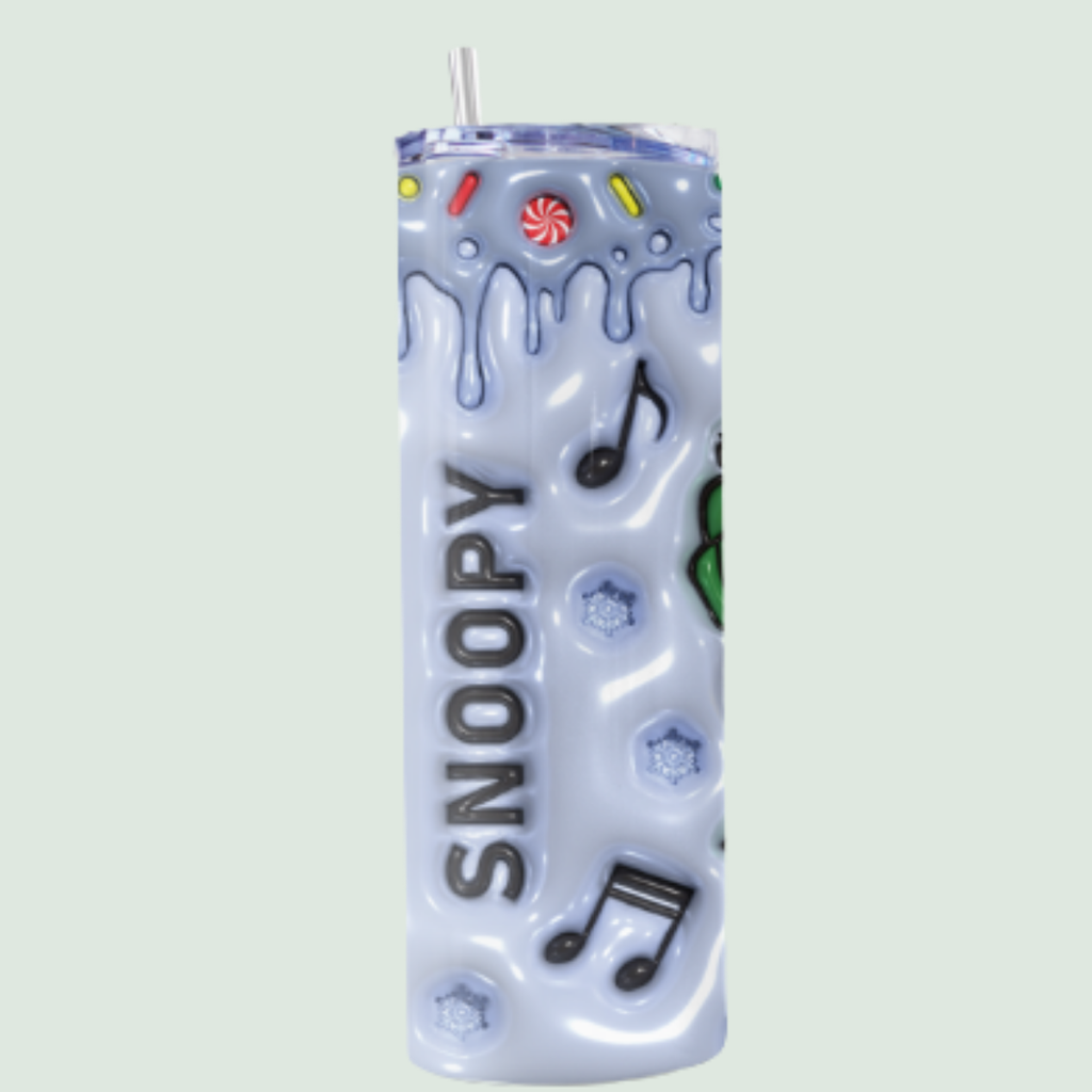 Termo Skinny Snoopy Navidad