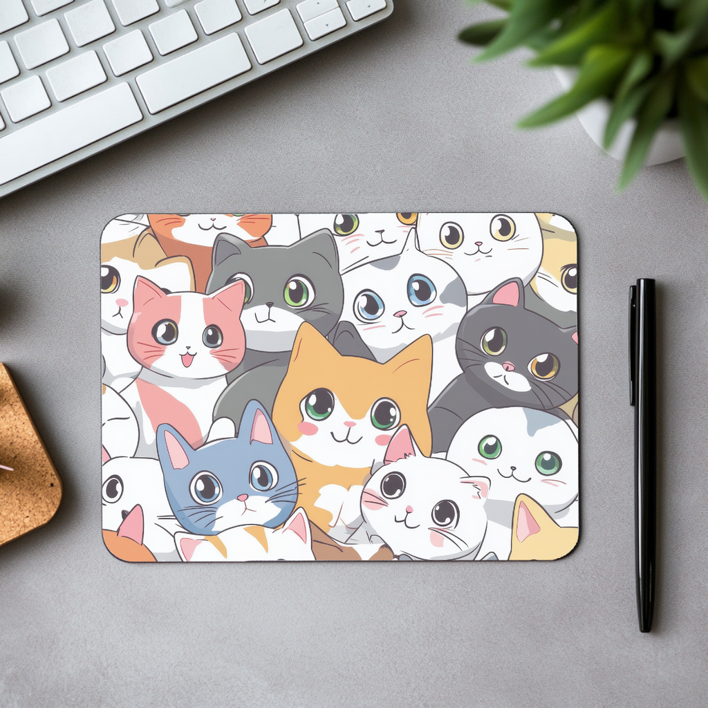 Mousepad Alfombrilla Gatitos