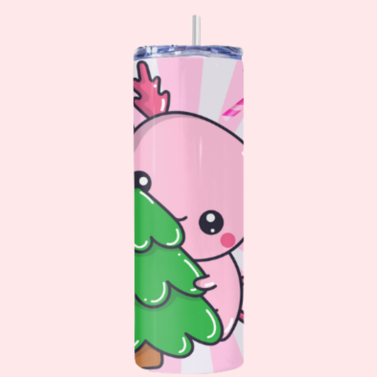 Termo Skinny Axolote Navidad