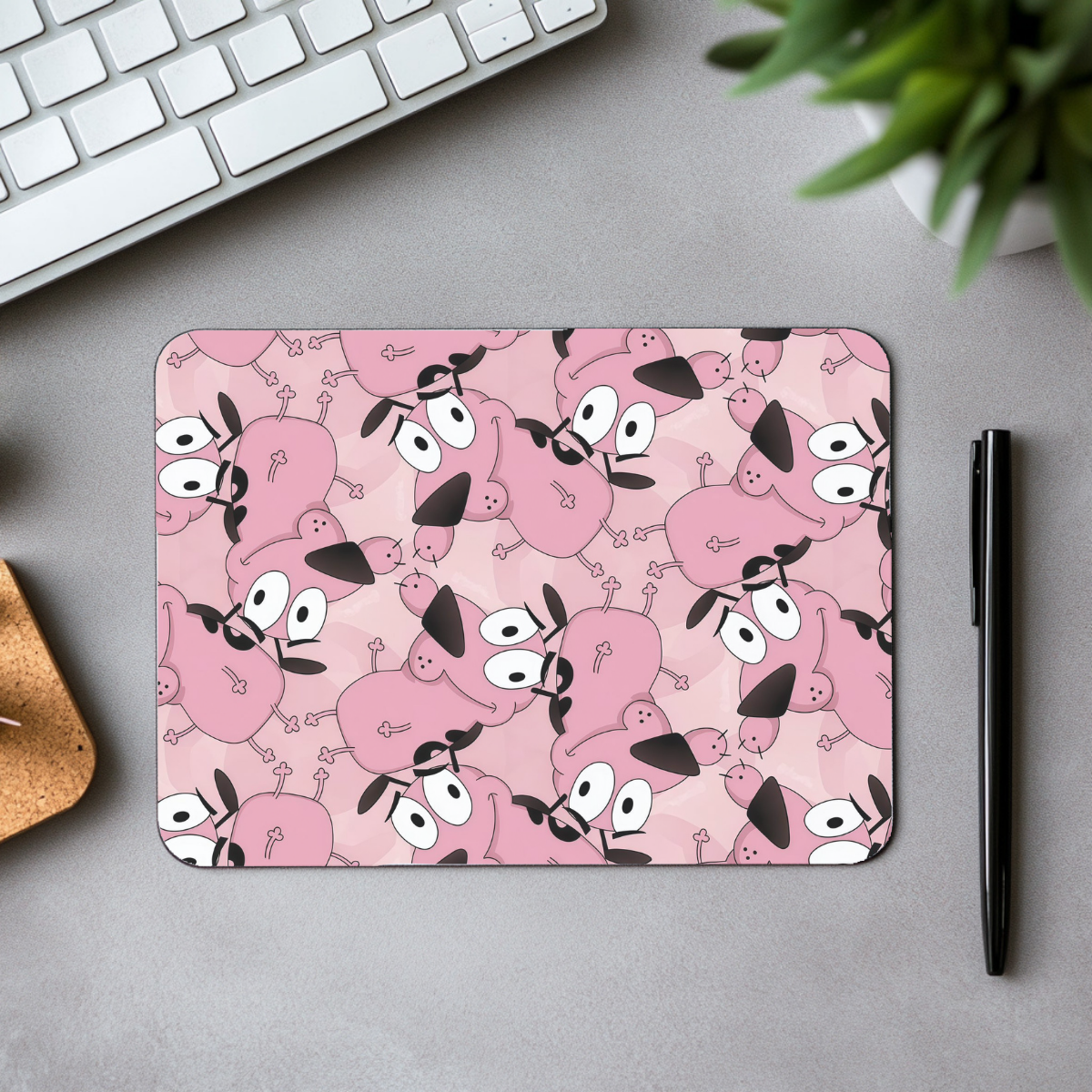 Mousepad Alfombrilla Coraje El Perro Cobarde