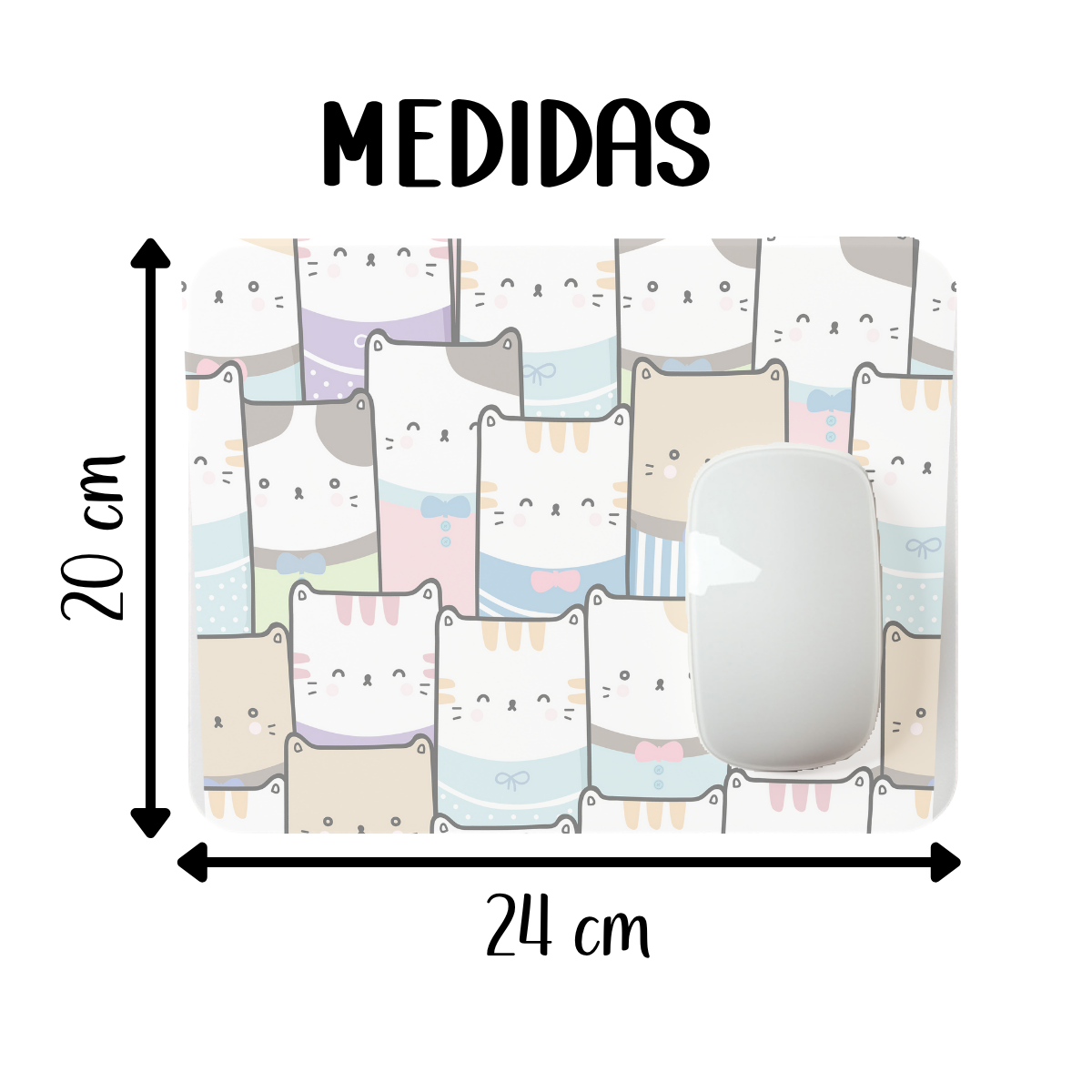 Mousepad Alfombrilla Gatos
