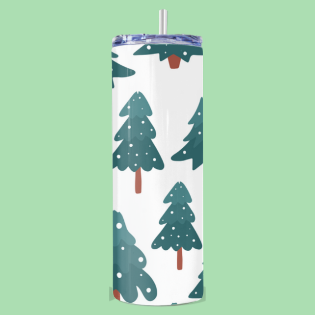 Termo Skinny Árbol Navidad