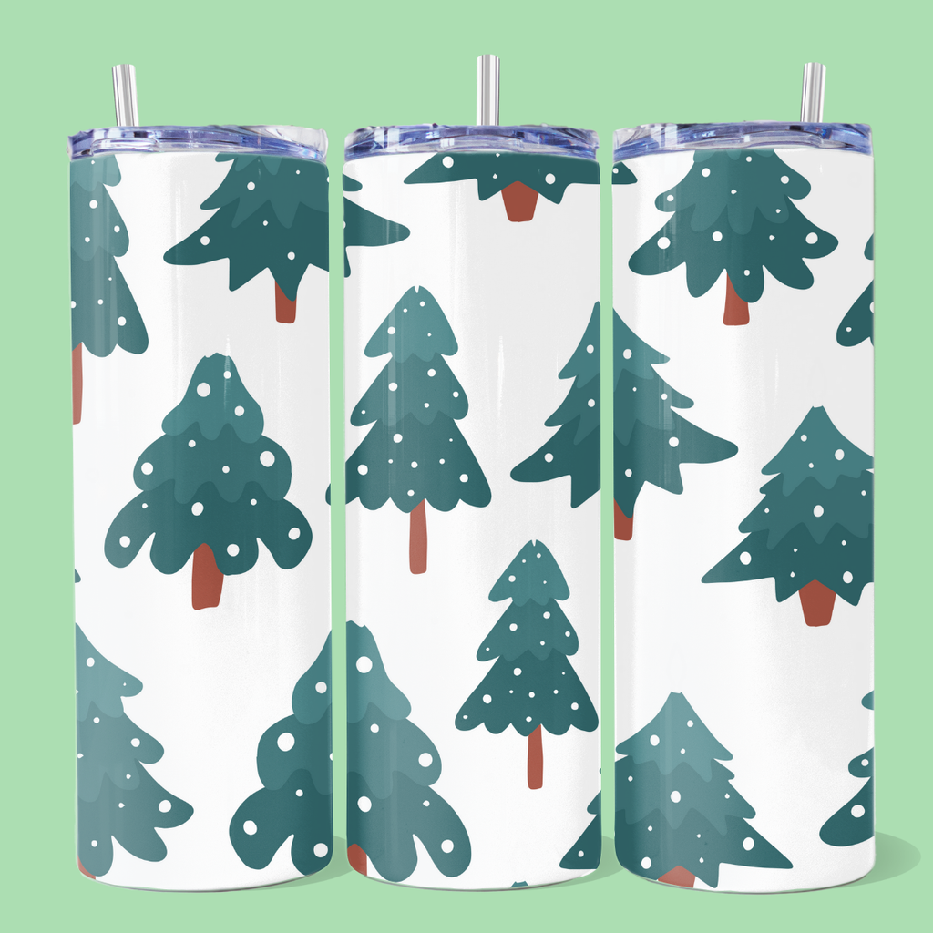 Termo Skinny Árbol Navidad