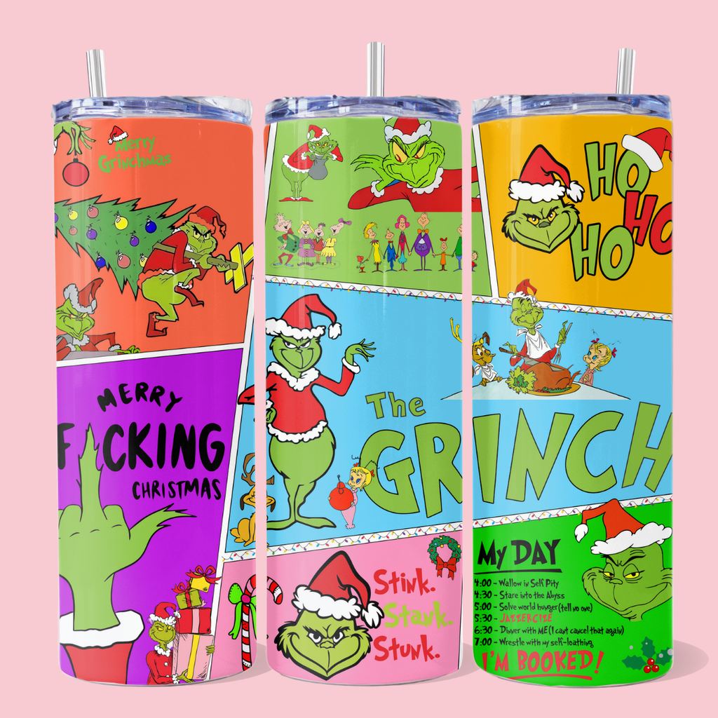 Termo Skinny El Grinch